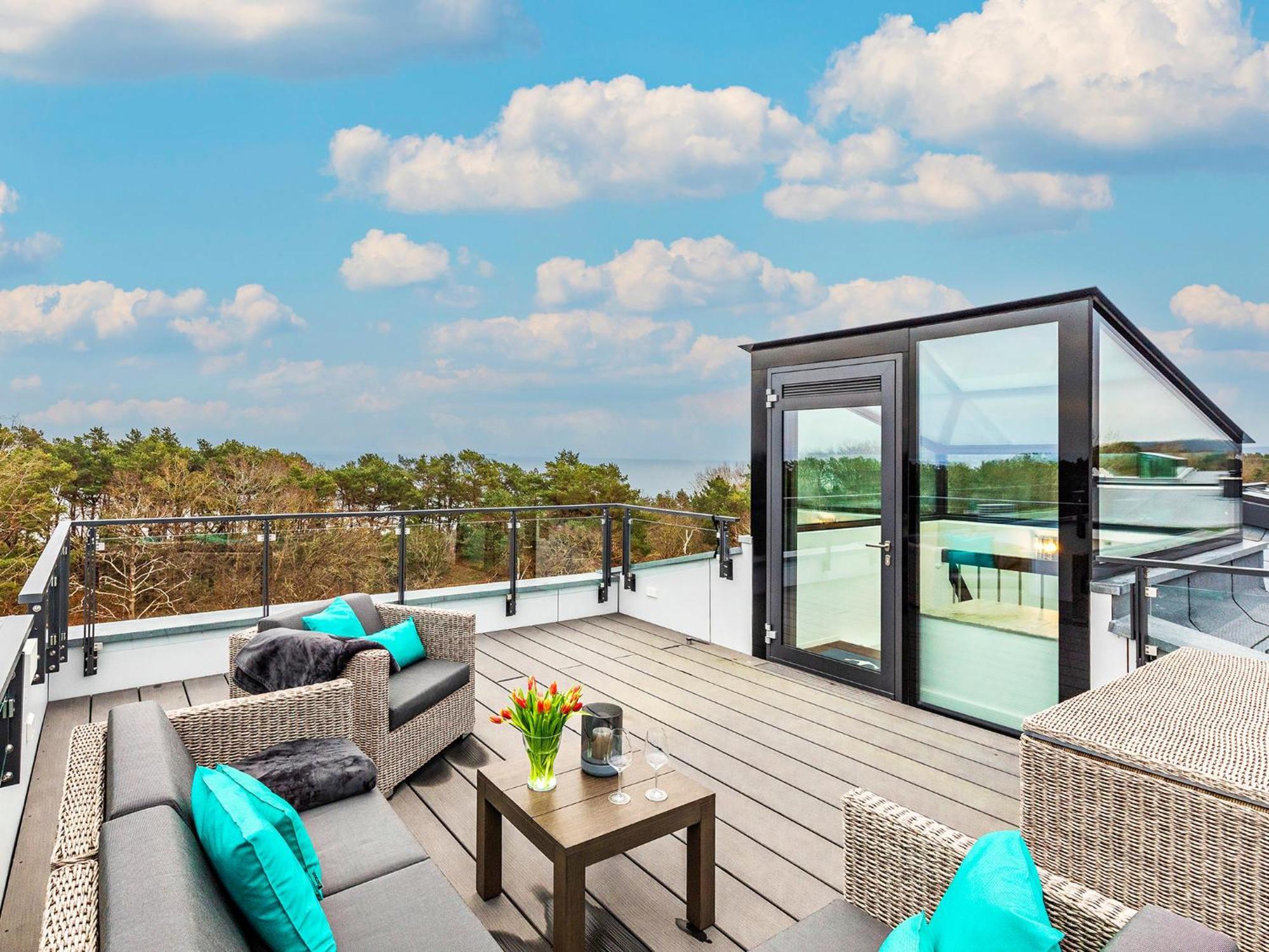 Fewo Prora - Kingfisher Dachterrasse Binz Exterior foto