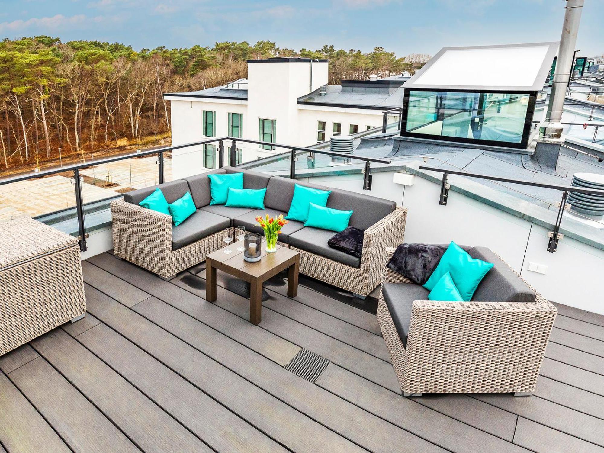 Fewo Prora - Kingfisher Dachterrasse Binz Exterior foto